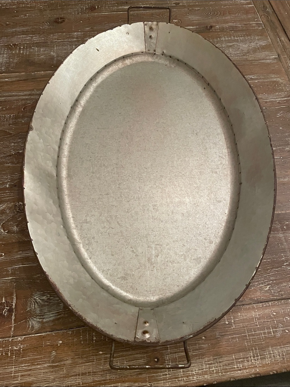 Creative Co-Op Large Metal Tray